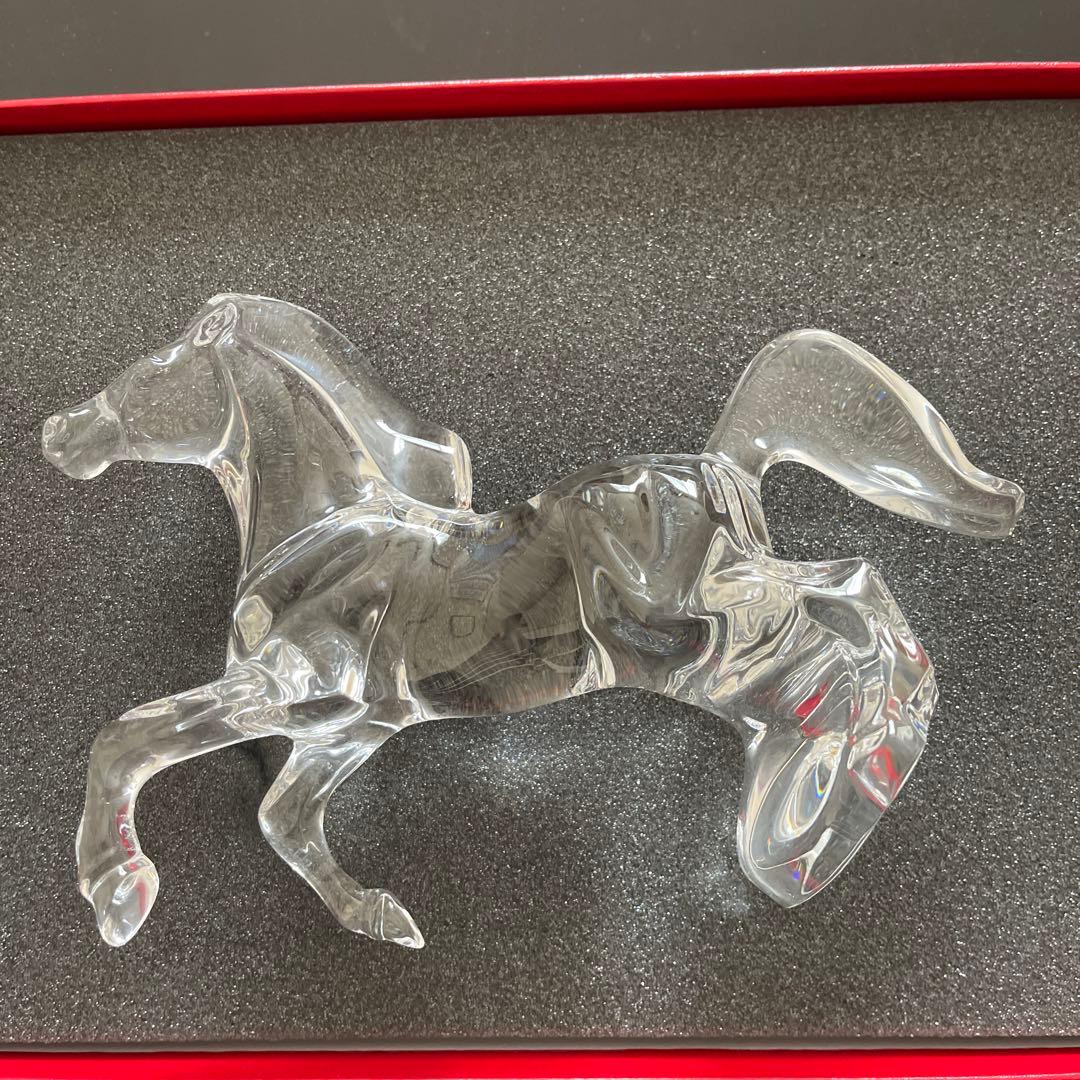【本日終了SALE！大人気】Baccarat いななく馬　縁起物　躍動感 高級感