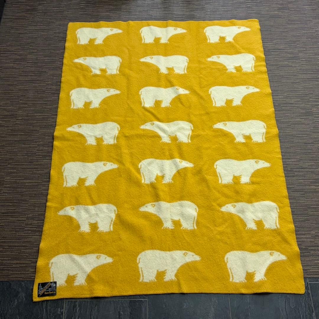 ROROS tweed ロロスツイード　ブランケット イエロー