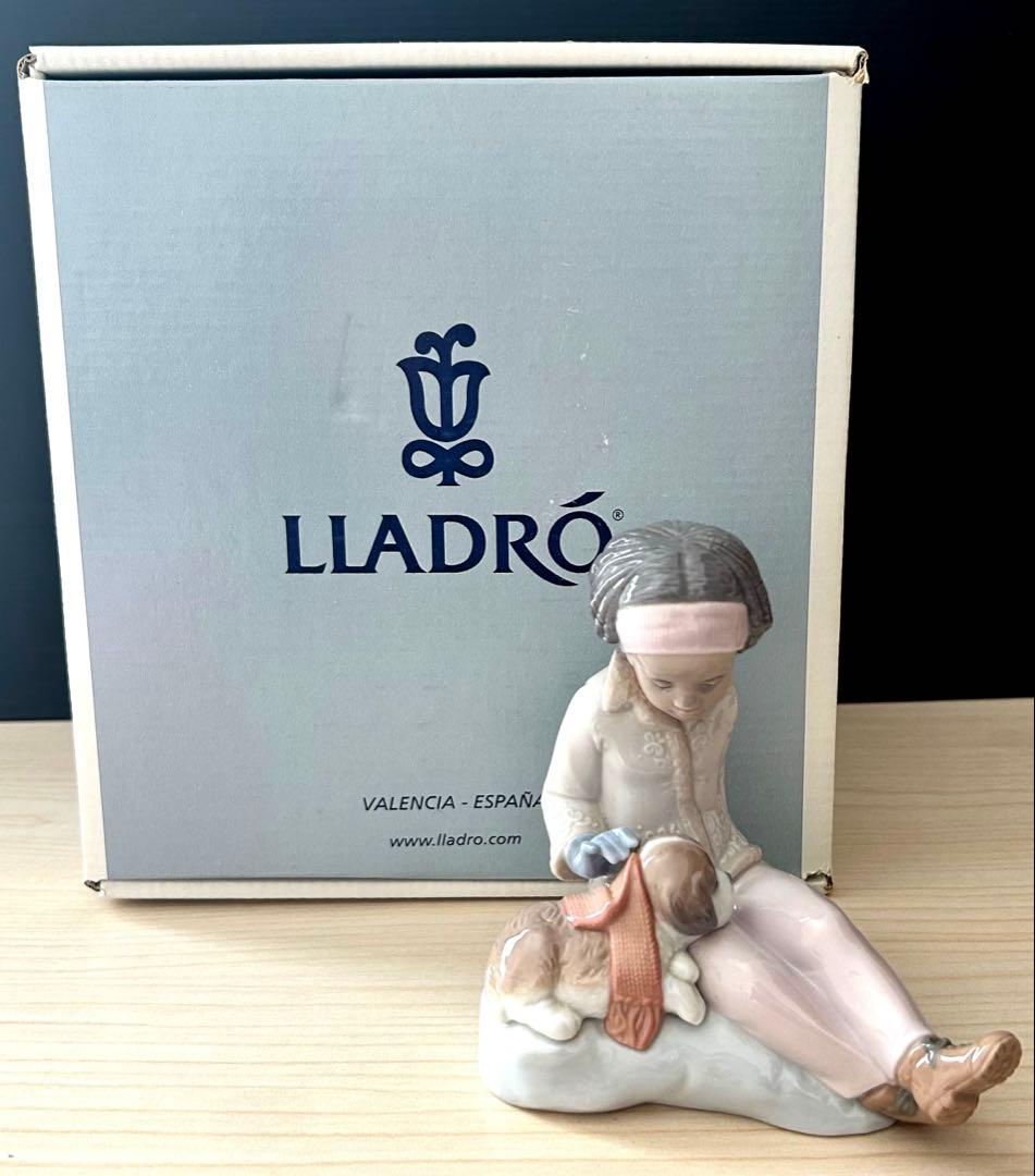 絶版品　LLADRO リヤドロ　Are You Cold ？　寒くない？　置物