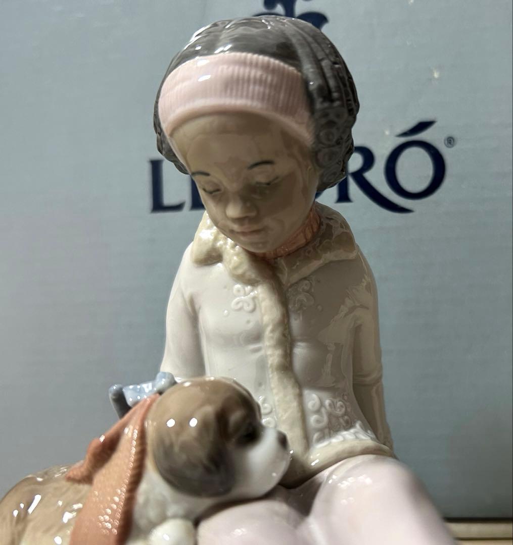 絶版品　LLADRO リヤドロ　Are You Cold ？　寒くない？　置物
