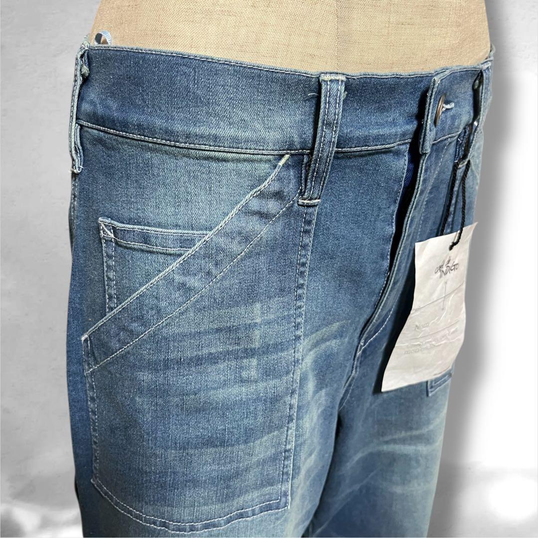 ♥️新品未使用♥️ MICALLEMICALLE ワイドベイカーデニムパンツ L