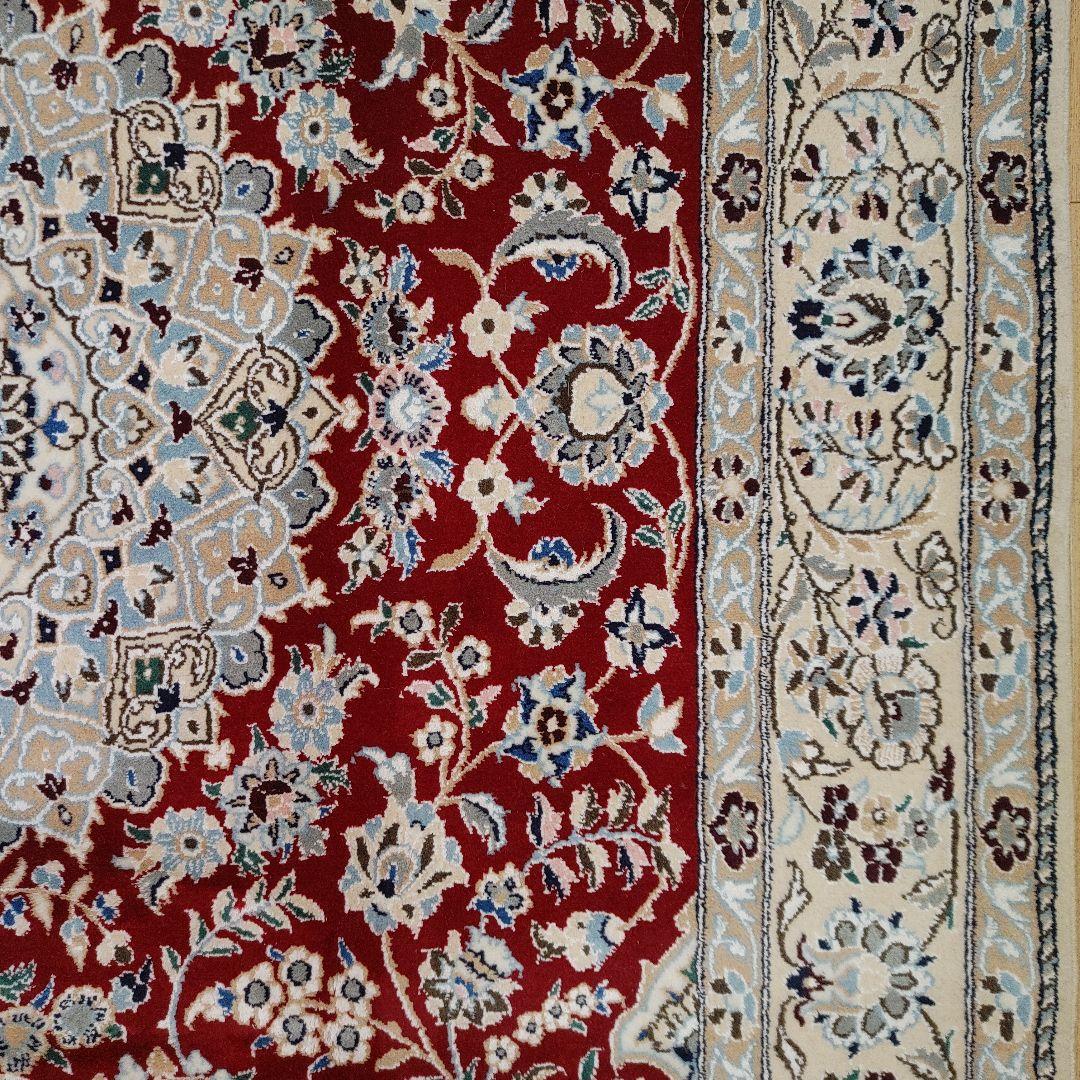 ペルシャ絨毯 ナイン 新品 250x151 ウール Persia Naein
