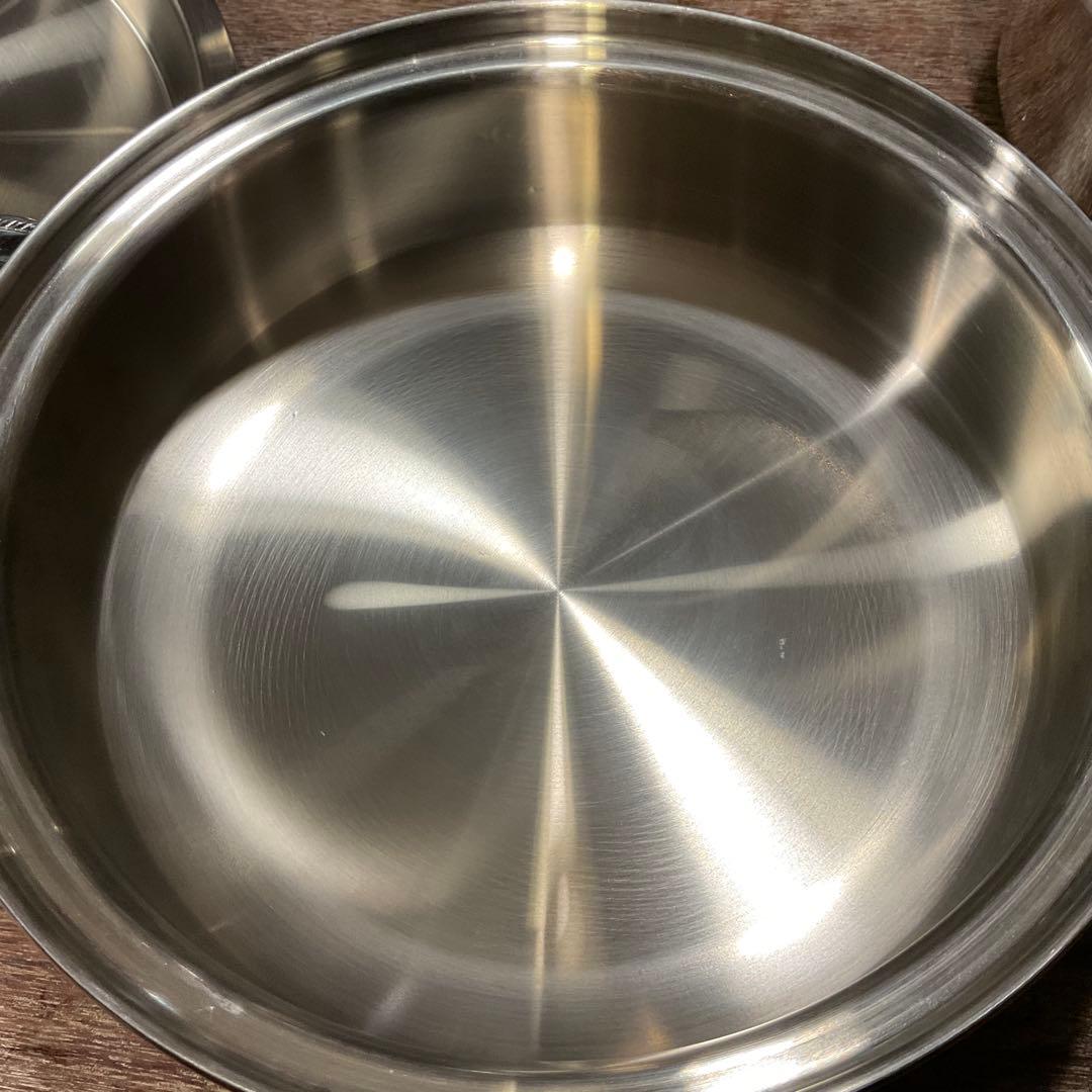 未使用保管品！ 高級ステンレス鍋 ナチュラルウェアー O-Ⅱ 3個セット