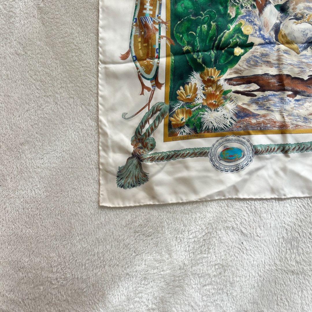 エルメス HERMES カレ90 THE PONY EXPRESS 郵便社