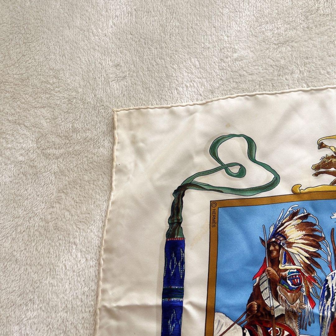 エルメス HERMES カレ90 THE PONY EXPRESS 郵便社