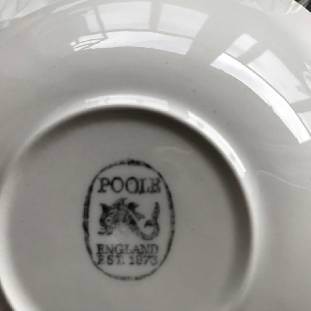 英国 Poole Pottery食器セット10人分　プレート　カップ＆ソーサー