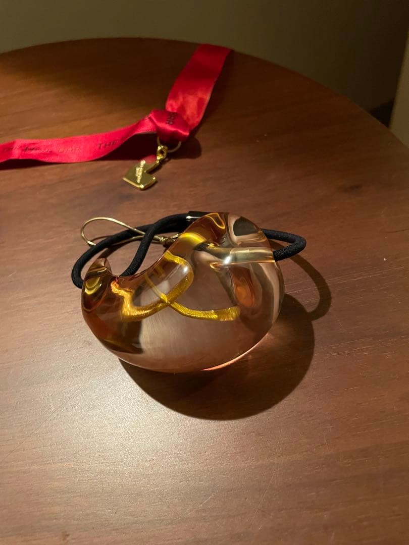 【新品・未使用】アクリリック ラージ ティアドロップ ポニー ハート ノット