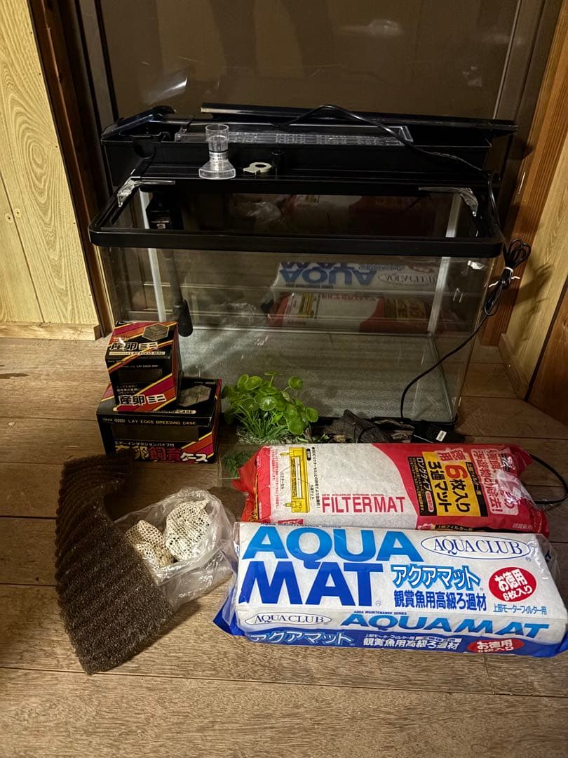 水槽セット フィルターマット 産卵ボックス　まとめ売り