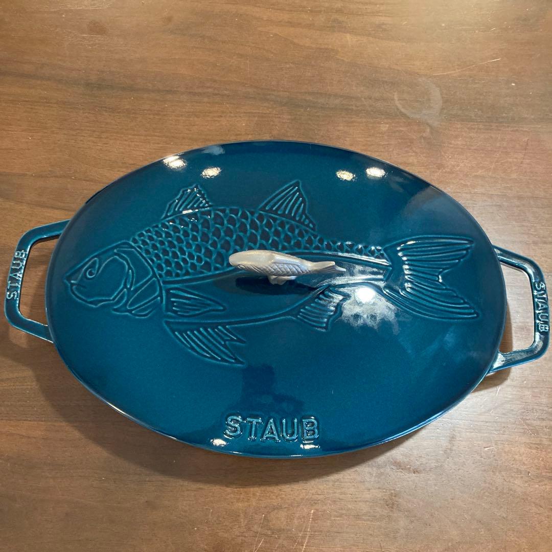 STAUB フィッシュシグネチャー　オーバルホットプレート
