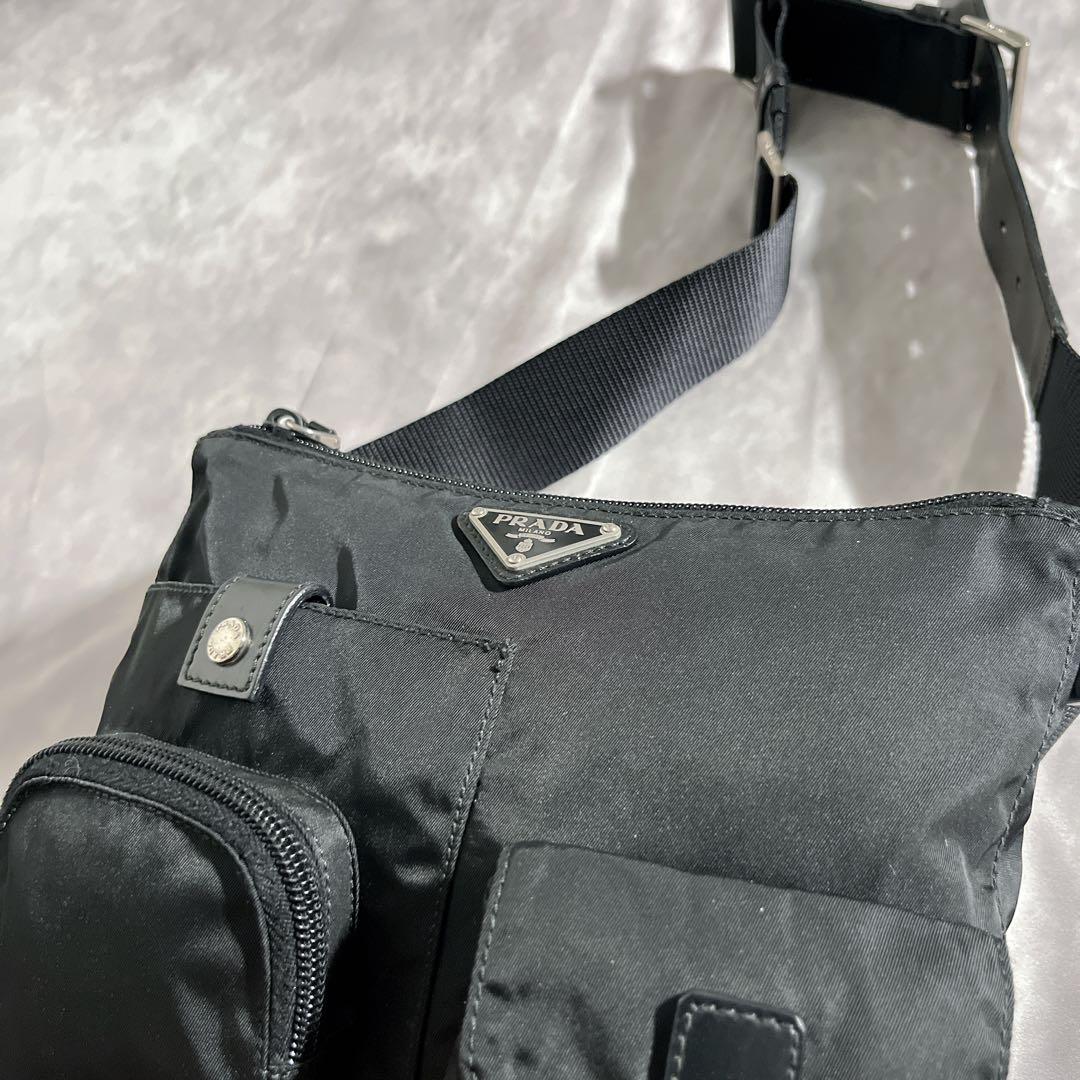 バッグ y2k 00s PRADA BodyBag Waist Bag Nylon