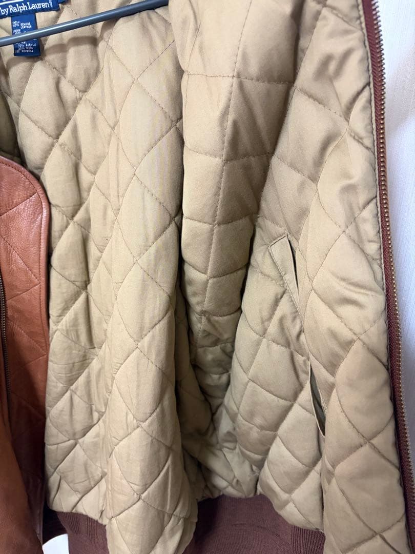 【90s希少】Polo Ralph Lauren オールレザー MA-1