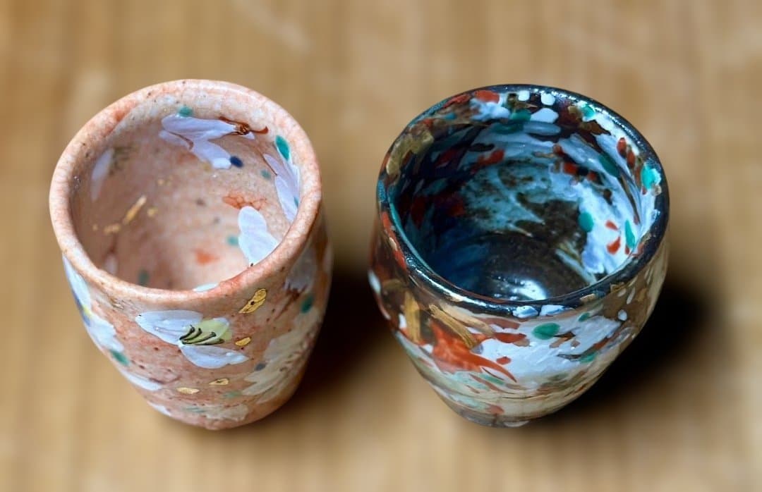 フラワーブーケ 新品　和田一人作　酒杯２個　マグカップ2点