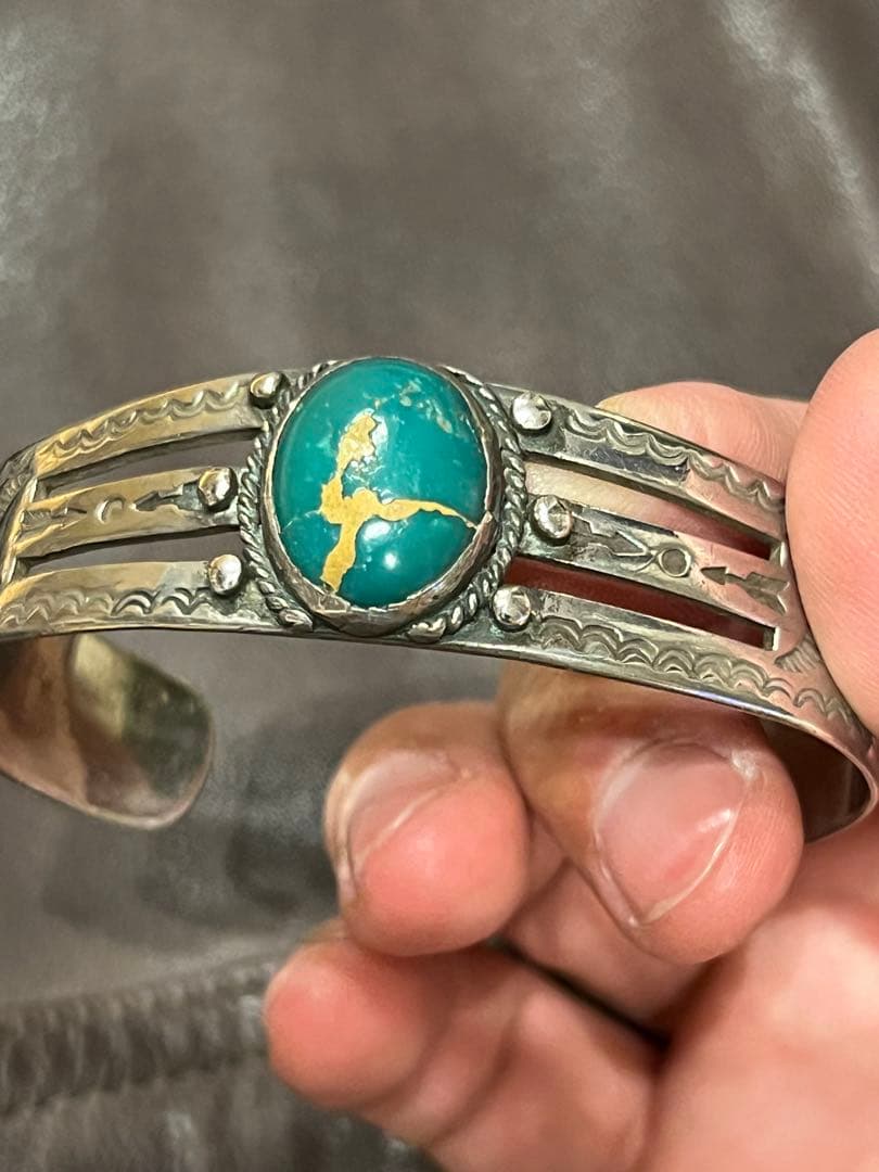 ナバホ バングル シルバー 1940s スワスティカ 卍　ヴィンテージ