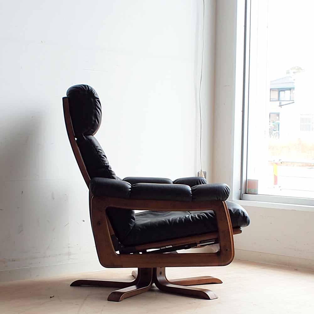 ヴィンテージ 冨士ファニチア リクライニング パーソナルチェア ZR24306