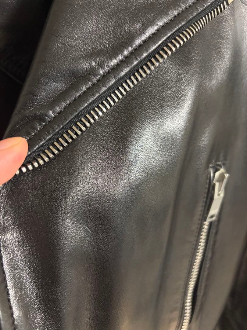 saint laurent サンローラン レザージャケット ダブルライダース44