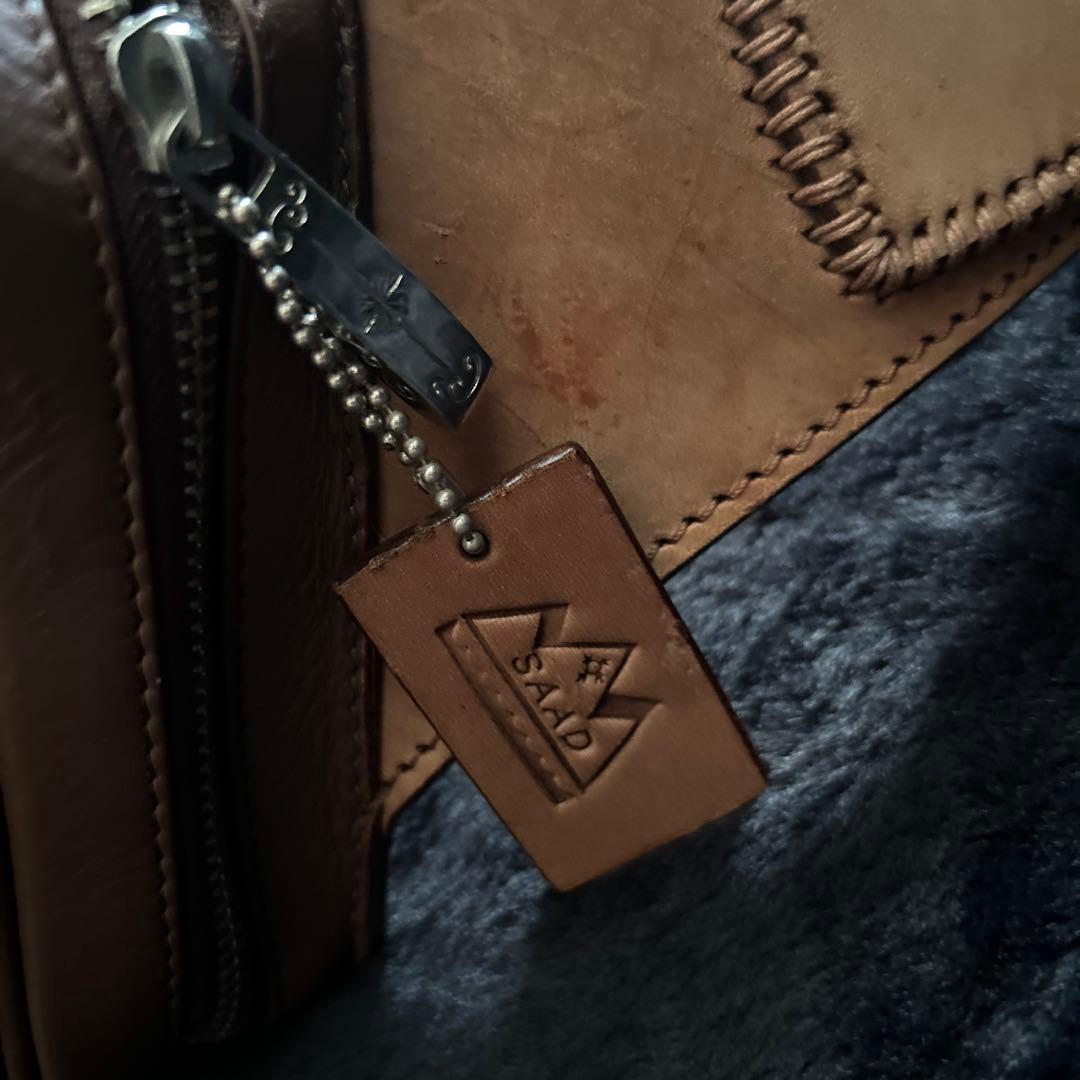 SAAD レザー ボディバッグ ブラウン