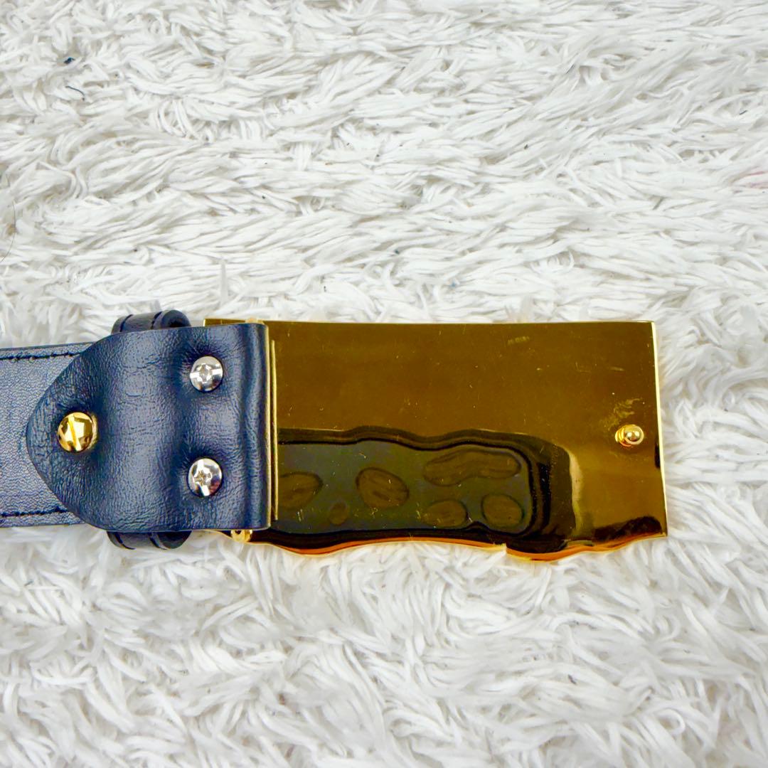 【極美品】BVLGARI ブルガリ メンズ トンドサン ベルト ゴールド