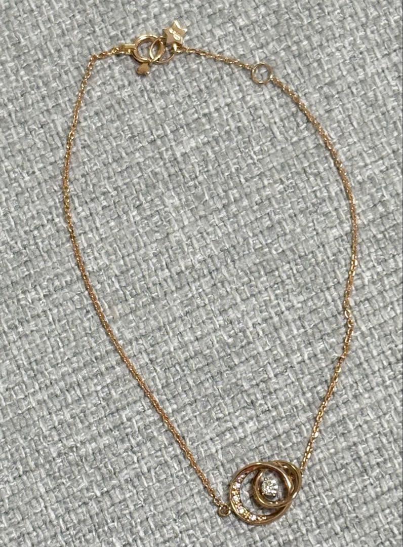 スタージュエリー★ゴールド 二重リング ブレスレット