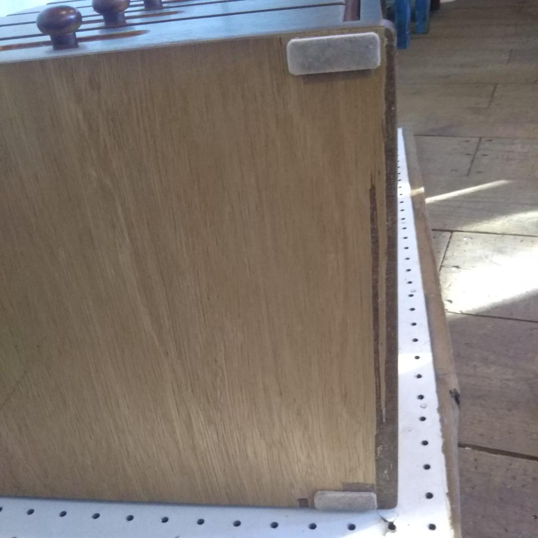 昭和レトロ　書類入れ　引き出し　７段チェスト　収納　小物入れ　木製　アンティーク