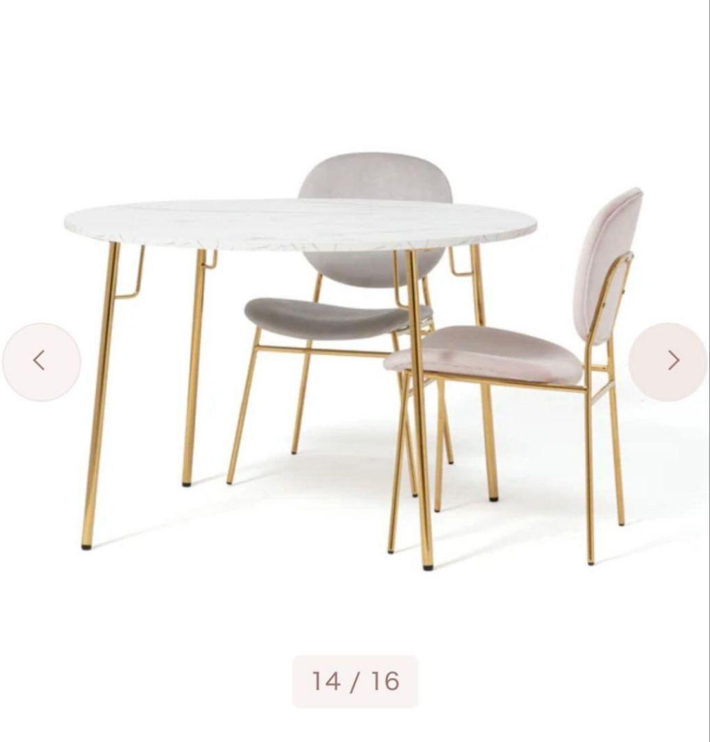 X'masSALE★最終価格Francfrancダイニングテーブル丸型１１０cm