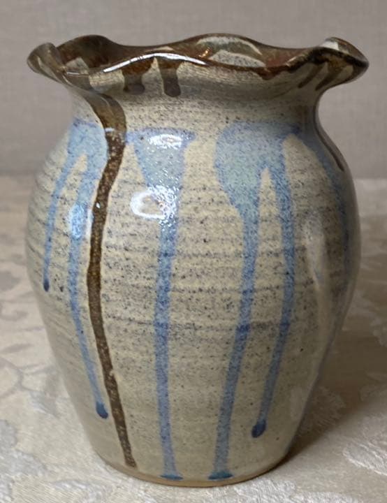 陶器　花瓶　花器　Nichols Pottery NC ノースカロライナ