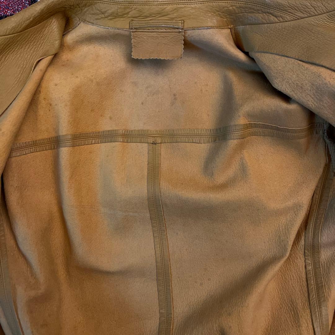 PRADA ヴィンテージ　レザージャケット　レザーカーコート