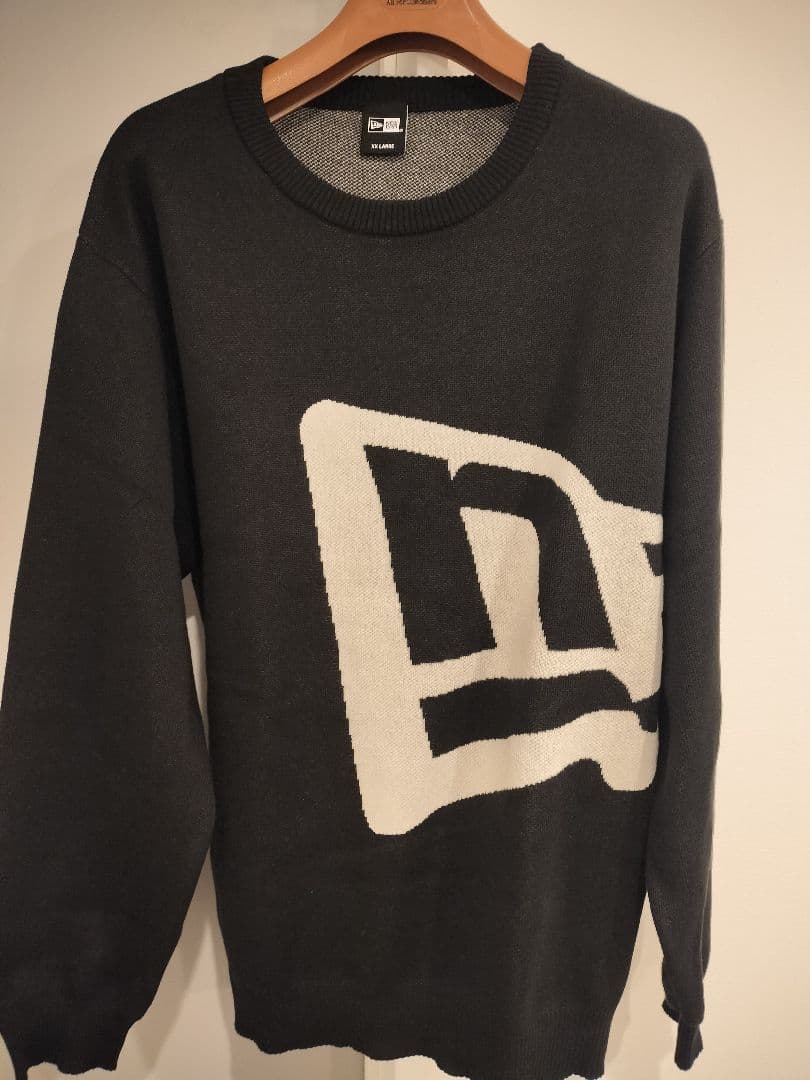 NEWERA　ニットセーター　フラッグロゴゴルフ　XXL