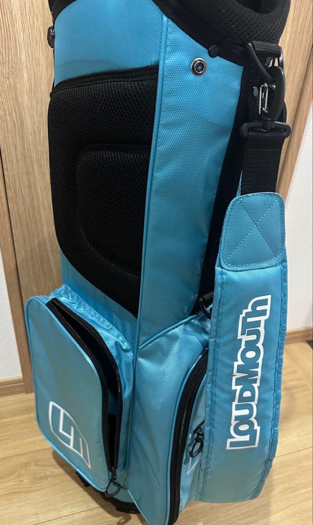LOUDMOUTH キャディーバッグ　ライトブルー