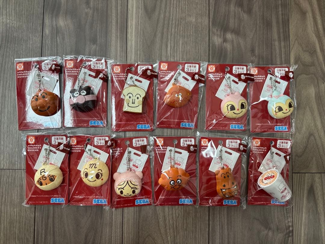 アンパンマン NEW パン マスコット 12個セット　ミュージアム限定 新品