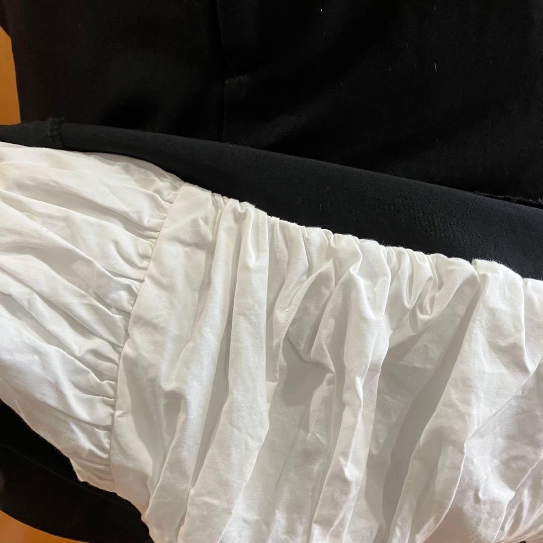 コムデギャルソン　Aライン　台形　 裏バルーンシェードスカート　形が綺麗です　黒