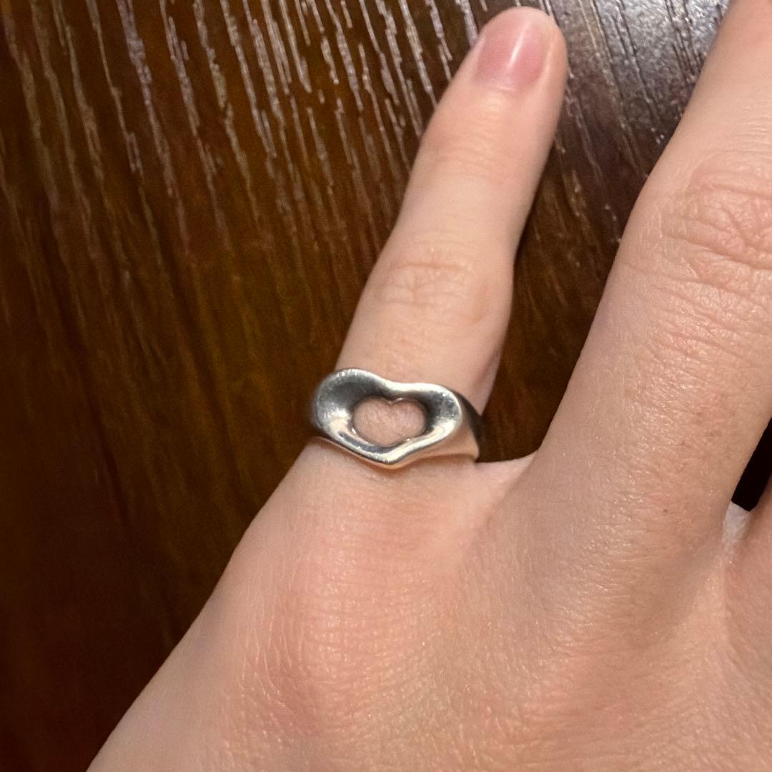 old Tiffany オープンハートリング