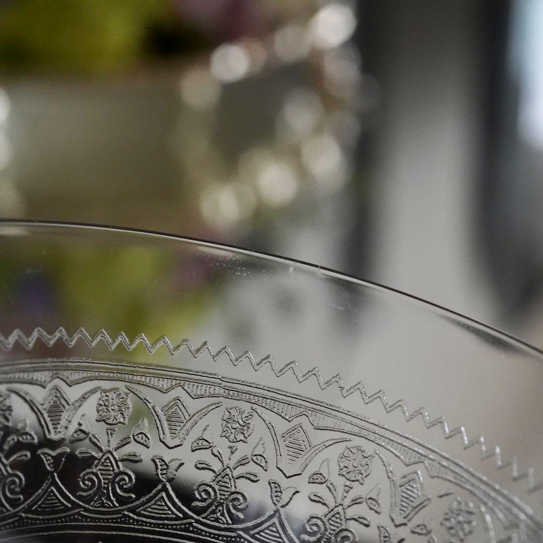 極希少オールドバカラ セギュール｜花文を纏う1脚 ワイングラス BACCARAT