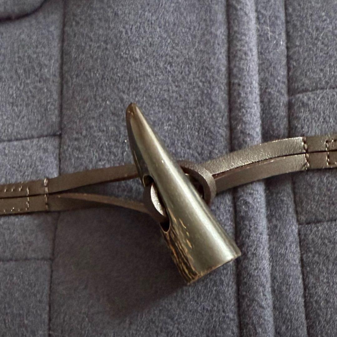 美品　マッキントッシュロンドン　ダッフルコート　くすみブルー　40 紺