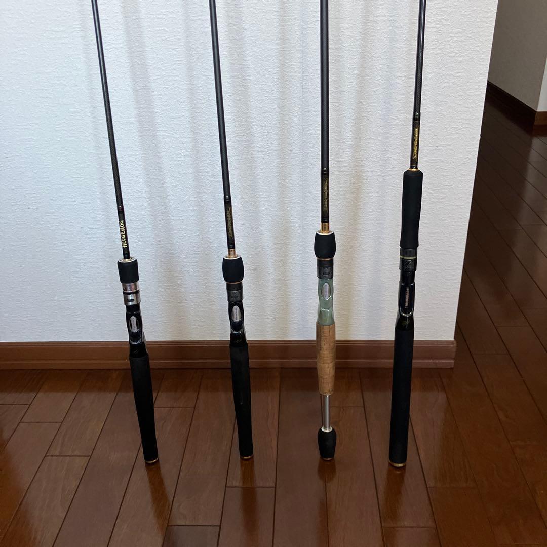 メガバス　ベイトロッド4本セット　megabass 送料込み！