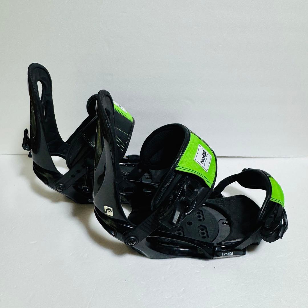 mサイズHead スノーボードビンディング ブラック/グリーン