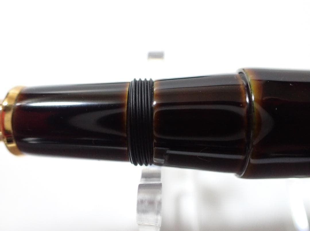 プラチナ 出雲 溜塗り 枇杷溜 外箱・木箱・説明書・付属品　全て揃い　新品完品