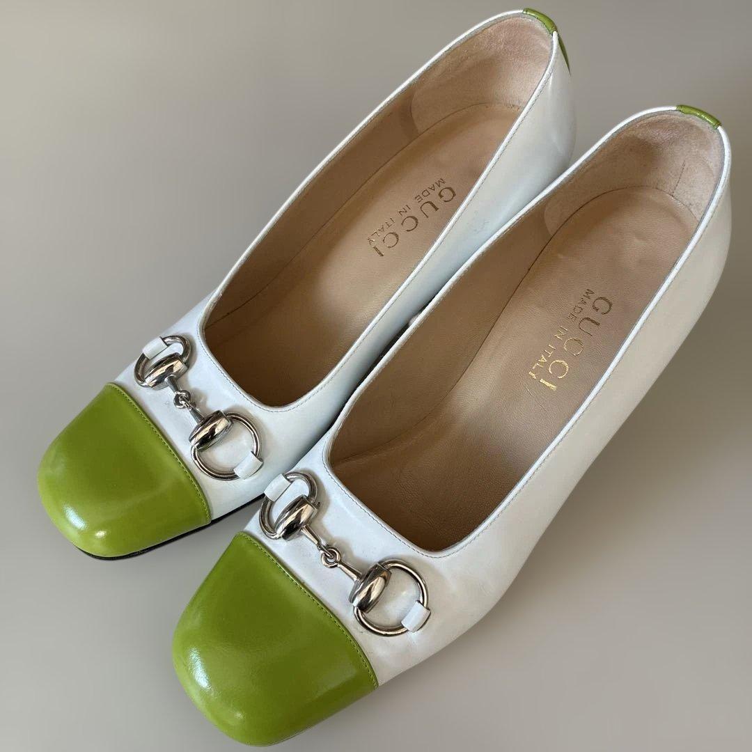 GUCCI グッチ　パンプス　エナメル　ホースビット 24.5