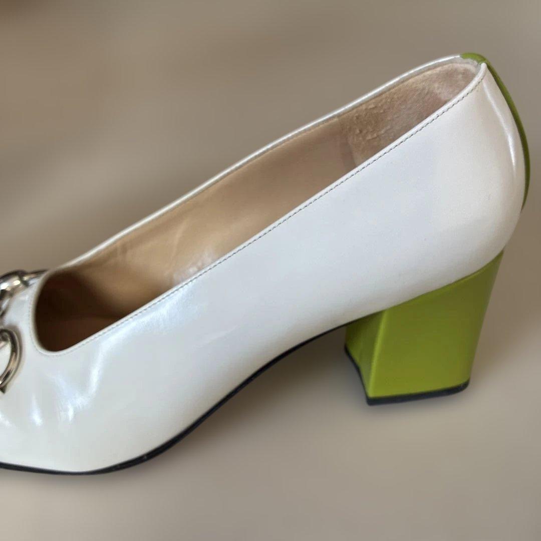 GUCCI グッチ　パンプス　エナメル　ホースビット 24.5