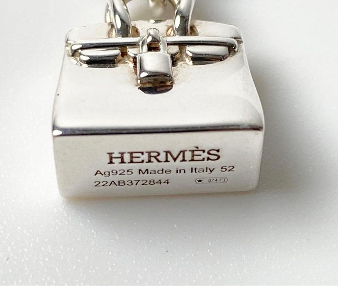 美品 エルメスHERMES アミュレット ケリーモチーフ リング #52