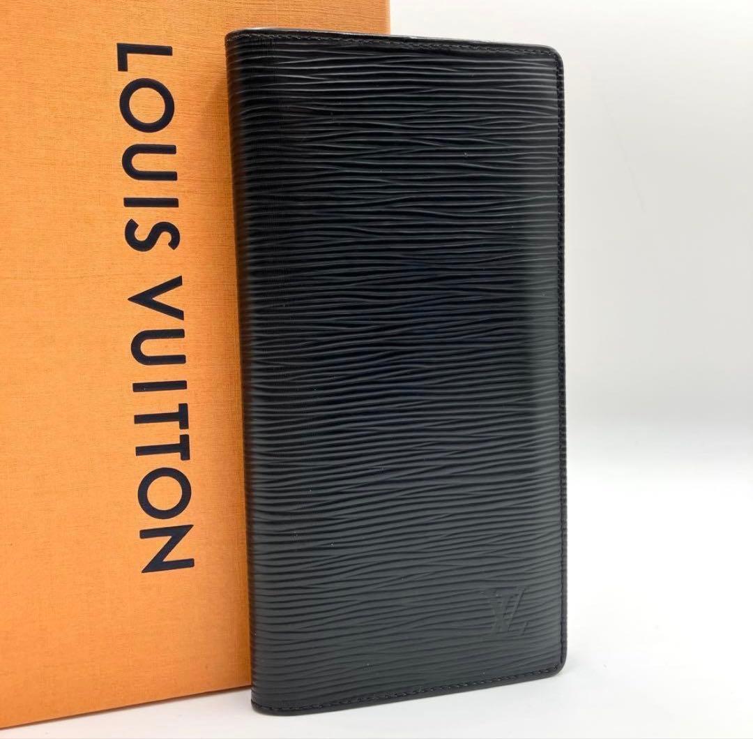サ*ー様 【美品】ルイヴィトンエピレザー ブラックエピ長財布 2つ折り