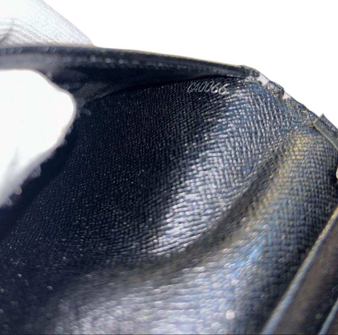 サ*ー様 【美品】ルイヴィトンエピレザー ブラックエピ長財布 2つ折り