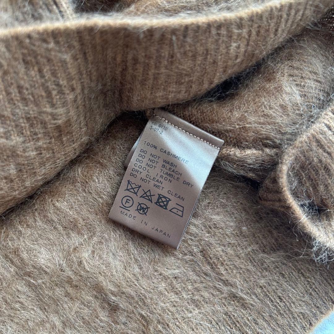 定価6万✨️ドゥーズィエムクラス CASHFURクルーネックプルオーバー キャメル