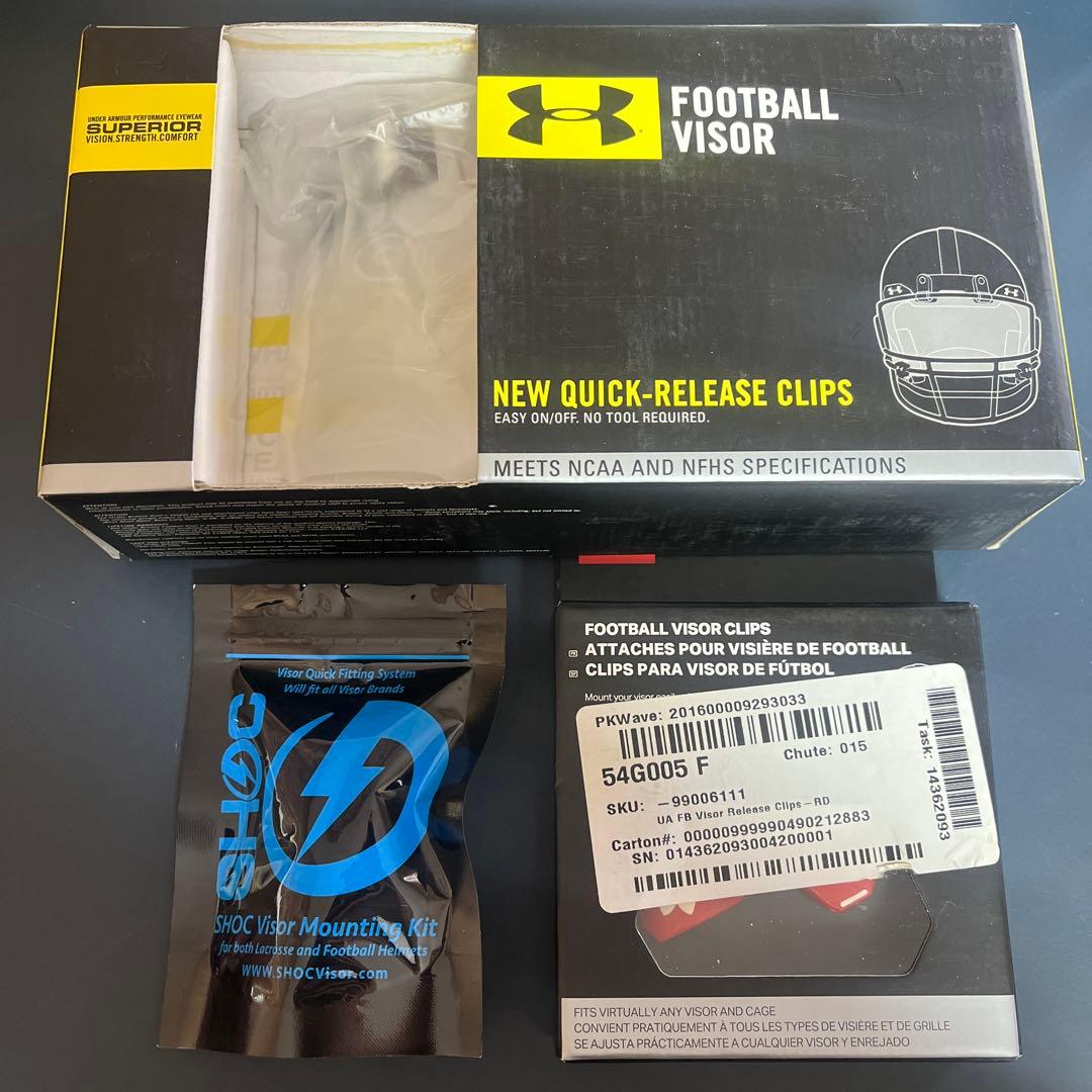 Under Armour Football Visor 新品(訳あり)