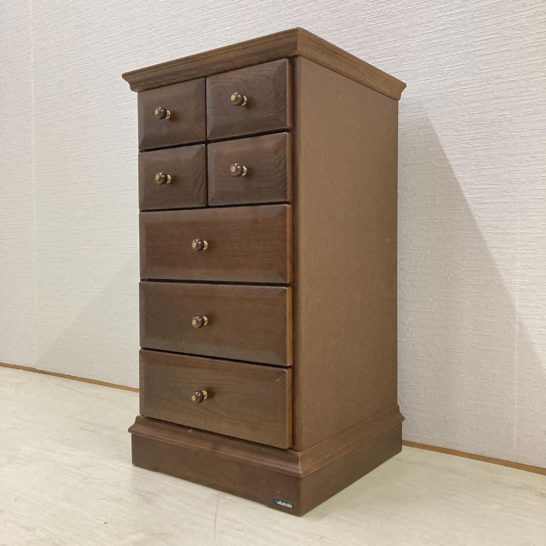 マルヨシ民芸　５段チェスト　スリムチェスト　引き出し　収納
