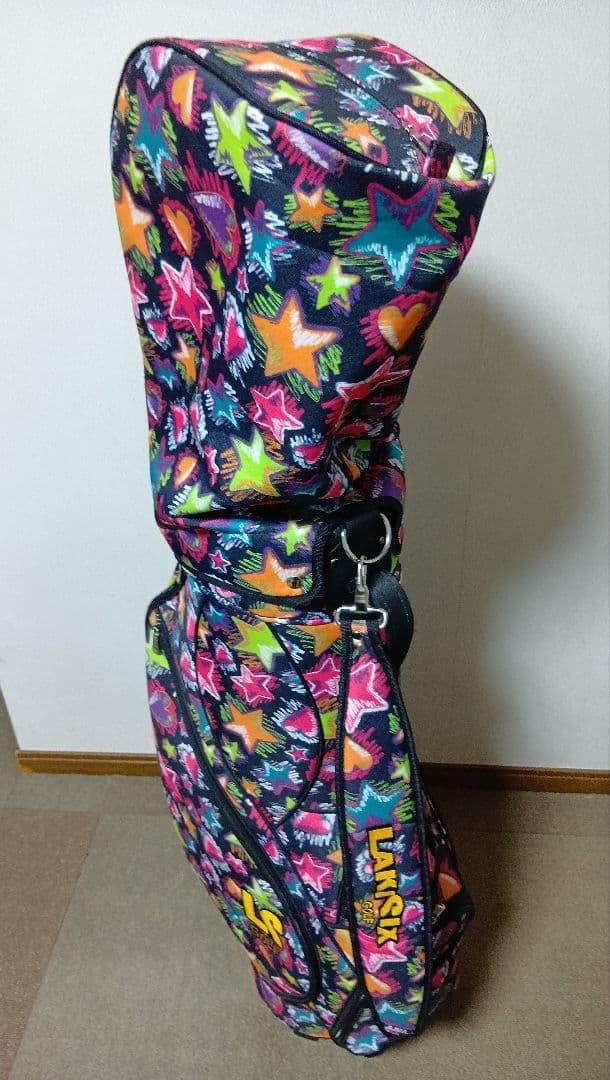 レディース　キャディバッグ　LAKISIX カラフル