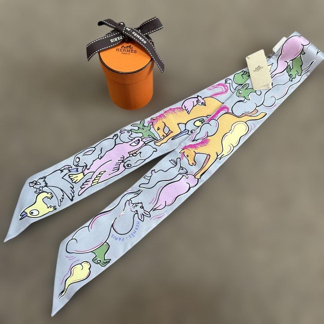 【新品、OFF ! 】　HERMÈS エルメス ツイリー