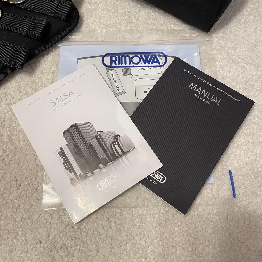 付属品フルセット RIMOWA Salsa ビジネストロリー 2輪 シルバー