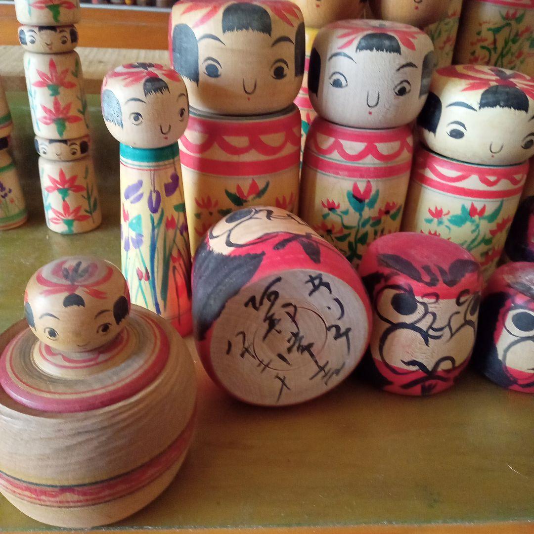 e7伝統こけし！阿部進矢15本常吉28本