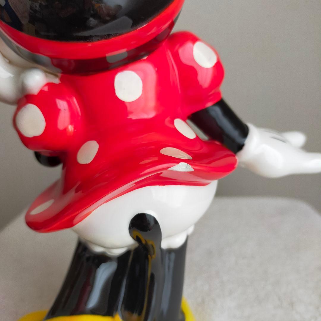 ディズニーインテリア　ミニーマウス　陶製オブジェ　置物