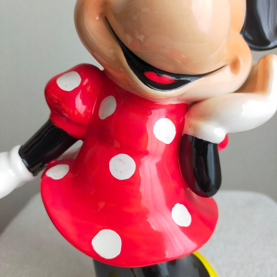 ディズニーインテリア　ミニーマウス　陶製オブジェ　置物